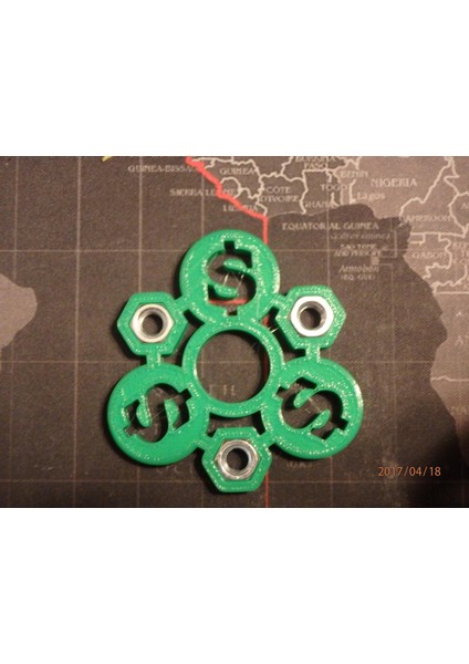 Para Işareti Fidget Spinner - WINGNUT2K Plastik Aparat