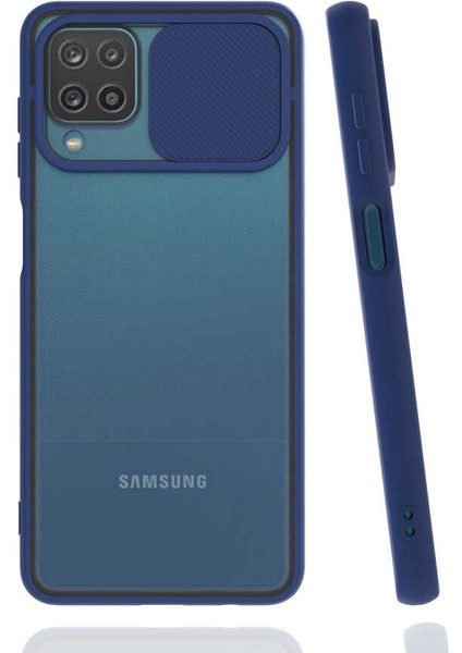 Samsung Galaxy A12 Kılıf Lensi Kamera Korumalı Silikon Kapak