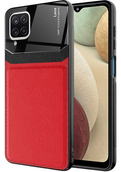 Samsung Galaxy A12 Kılıf Emiks Şık Tasarım Lüx Dizayn Kapak
