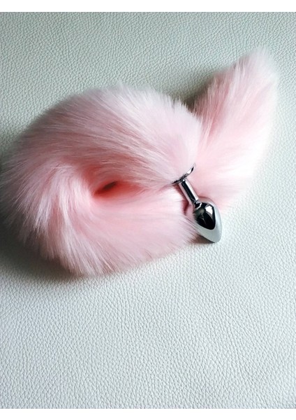 Night Blue Pembe Tilki Kuyruğu Anal Plug