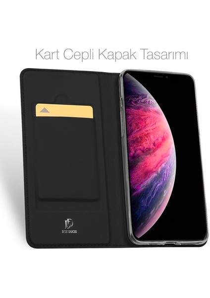 Apple iPhone 11 Pro Max 6.5inç Kılıf Kapaklı Flip Cover Kılıf Skinpro Series