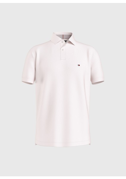 Polo Yaka Regular Fit Düz Pembe Erkek T-Shirt - MW0MW17770TOG fiyatları