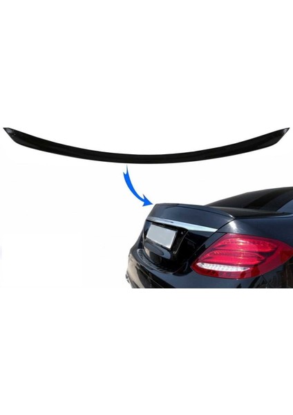 Mercedes W213 E63 Bagaj Üstü Spoiler Siyah 2016 / 2019 modelleri