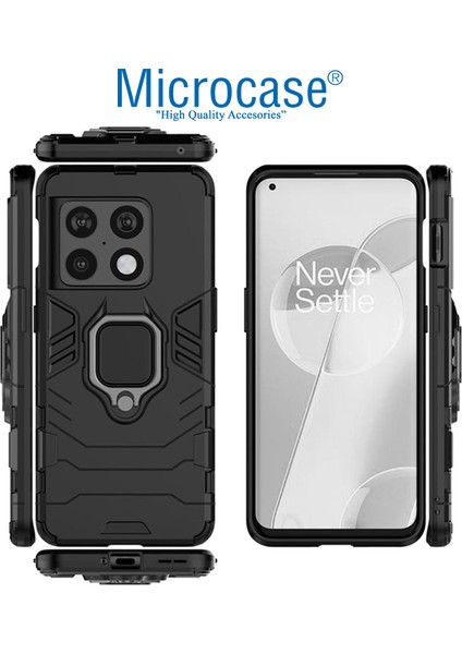 Oneplus 10 Pro Batman Serisi Yüzük Standlı Armor Kılıf - Siyah fiyatları