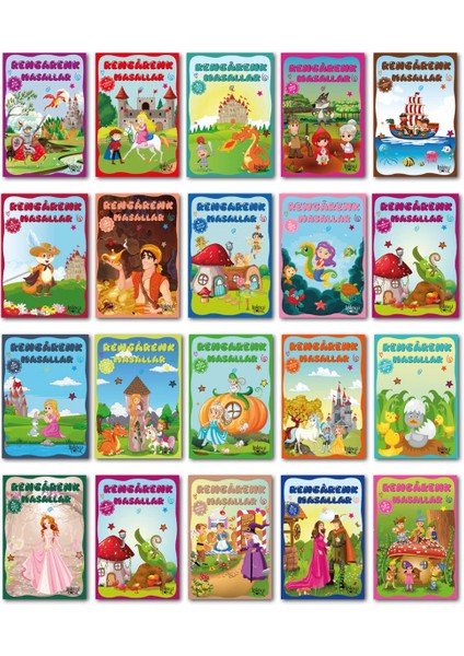 Rengarenk Masallar Serisi (20 Kitap) (Ciltli) fiyatları