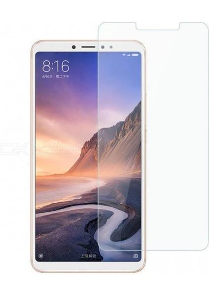 Xiaomi Mi Max 3 Esnek Nano Cam Ekran Koruyucu Cam ve Plastik Karışımı