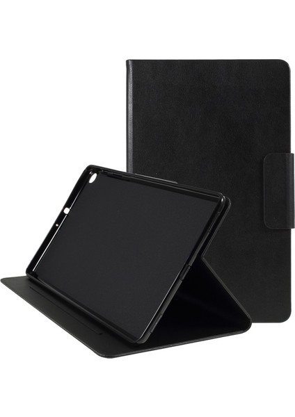 Galaxy Tab A 10.1 Için Standlı Deri Tablet Kılıfı - Siyah (Yurt Dışından)