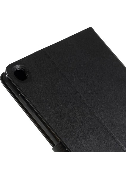 Galaxy Tab A 10.1 Için Standlı Deri Tablet Kılıfı - Siyah (Yurt Dışından)