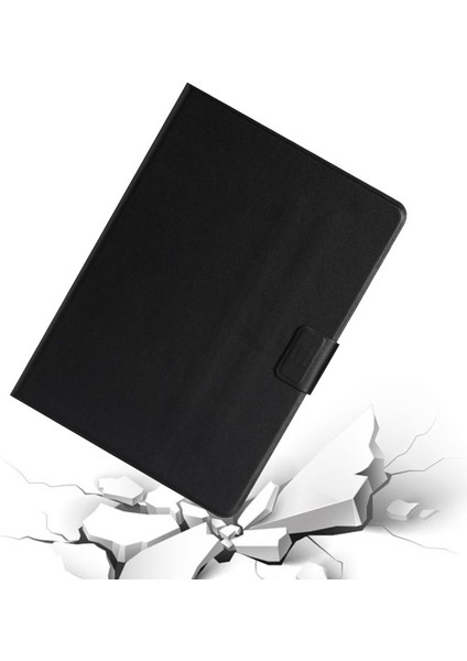 Galaxy Tab A7 10.4 Için Standlı Deri Tablet Kılıfı - Siyah (Yurt Dışından)