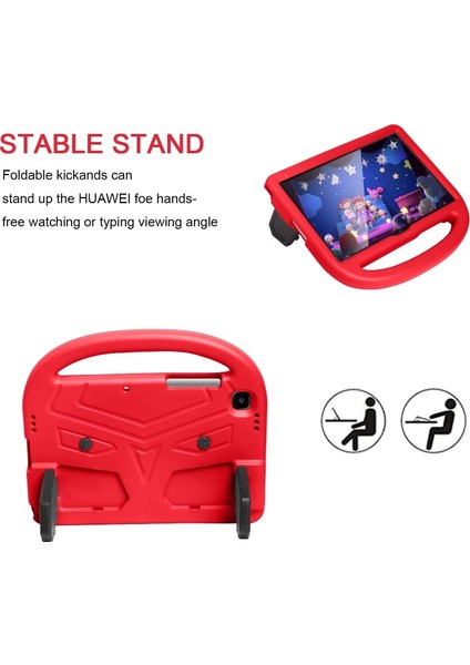 Galaxy Tab A7 10.4 Için Standlı Eva Tablet Kılıfı - Kırmızı (Yurt Dışından) fırsatları