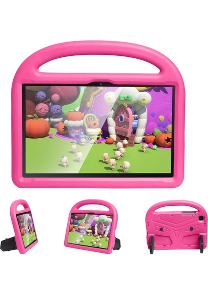 Galaxy Tab A7 10.4 Için Standlı Eva Tablet Kılıfı - Pembe (Yurt Dışından)