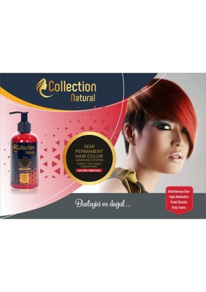 Collection Naturel Hair Color Biber Kızılı Saç Boyası 250 ml