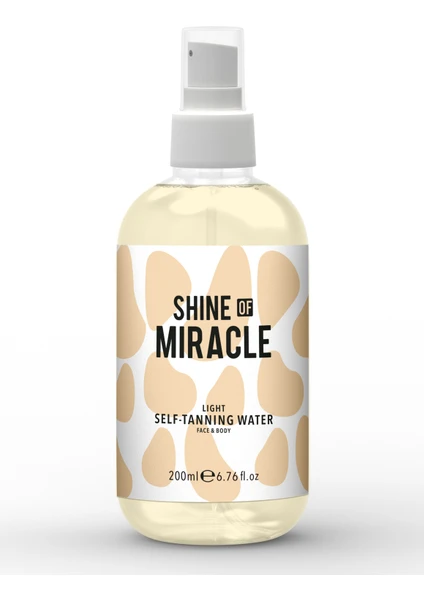 Shine Of Miracle Light Self Tanning Water ( Güneşsiz Kendinden Bronzlaştırıcı Su )