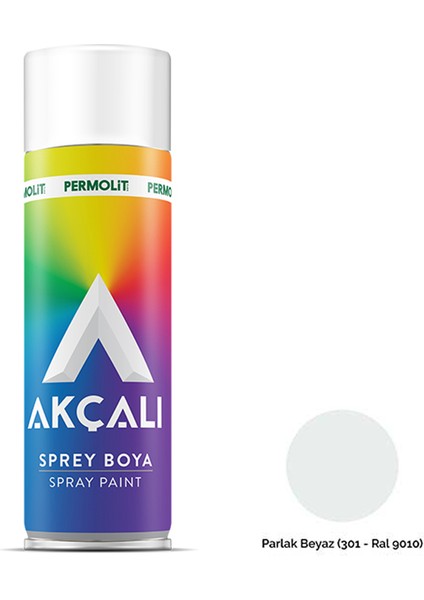 301 Sprey Boya Parlak Beyaz 400 ml