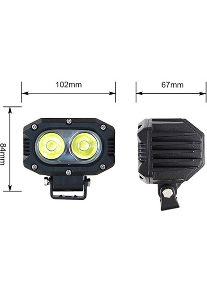 Tormula 40W Motosiklet / Off Road Sis Farı Takım