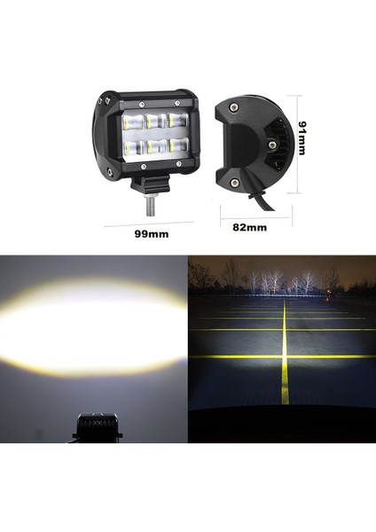 Panzer 30W Bar Tipi Motosiklet / Off Road LED Sis Farı Takım fırsatları