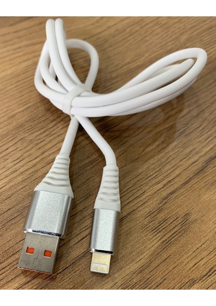 2.4 Amper 1 Metre 1mt Hızlı Şarz Iphone Xr USB Data ve Şarj Kablosu