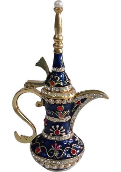 Dekoratif Swarovski Taşlı Ibrik Biblo Küçük Boy