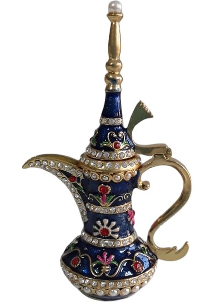 Dekoratif Swarovski Taşlı Ibrik Biblo Küçük Boy