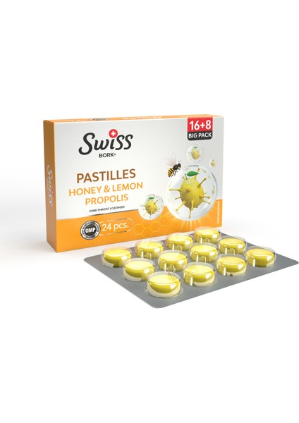 Bork Bal & Limon & Propolis Pastil 4'lü Avantaj fiyatları