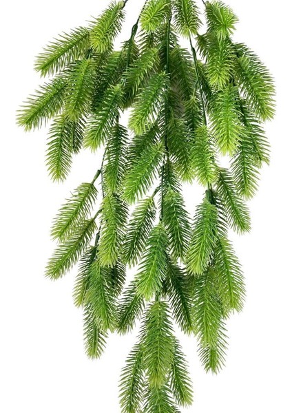 Yapay Çiçek Sarkan Çiçek Yeşil Çam Iğneli Ponpon Yapay Sarmaşık 70*30CM Uv Katkılı Güneşe Dayanıklı fiyatları