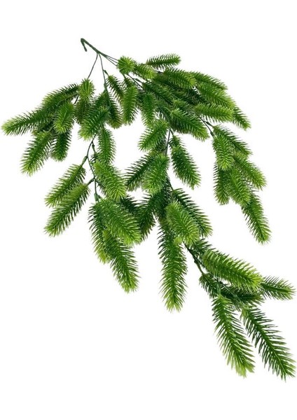 Yapay Çiçek Sarkan Çiçek Yeşil Çam Iğneli Ponpon Yapay Sarmaşık 70*30CM Uv Katkılı Güneşe Dayanıklı modelleri