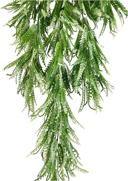 Yapay Çiçek Sarkan Çiçek Yeşil Beyaz FERN723 Yapay Sarmaşık 70*30CM Uv Katkılı Güneşe Dayanıklı fiyatları