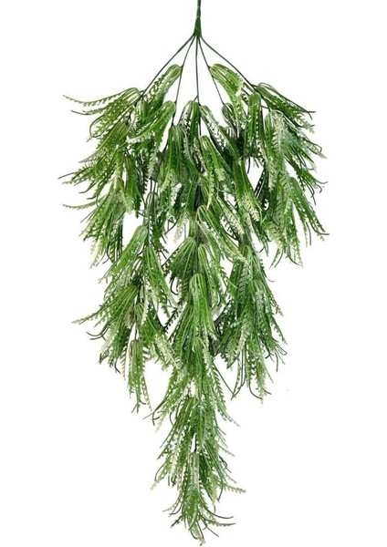 Yapay Çiçek Sarkan Çiçek Yeşil Beyaz FERN723 Yapay Sarmaşık 70*30CM Uv Katkılı Güneşe Dayanıklı fırsatları