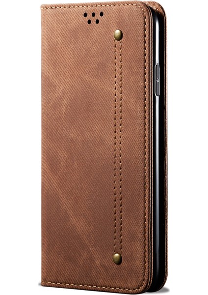 Xiaomi Mi 12 Haki Için Denim Doku Kılıfı(Yurt Dışından)