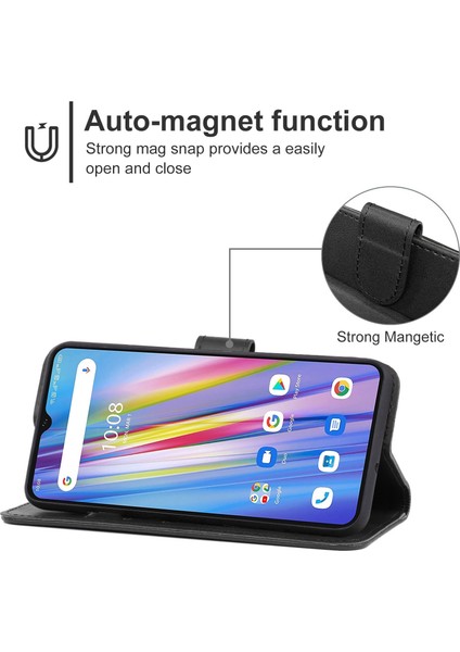 Umidigi A11S (Kırmızı) Için Deri Telefon Kılıfı(Yurt Dışından) fırsatları