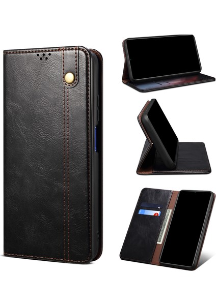 Xiaomi Mi 12 Siyah Için Basit Balmumu Doku Kılıfı fiyatları