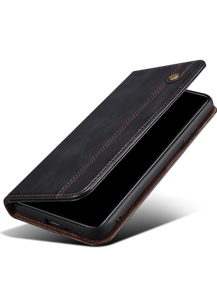 Xiaomi Mi 12 Siyah Için Basit Balmumu Doku Kılıfı fırsatları