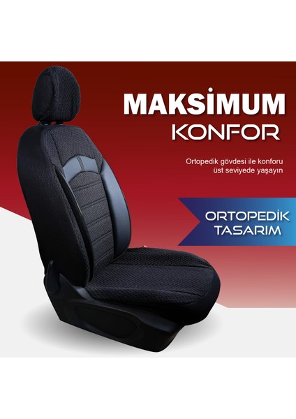 Neva Yeni Sezon Ortopedik Tasarım Oto Koltuk Kılıfı