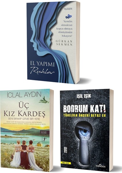 El Yapımı Ruhlar - Üç Kız Kardeş - Bodrum Katı 3 Kitap Set