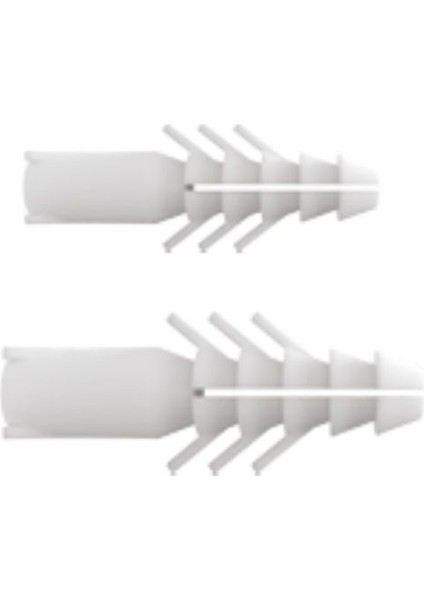 Plastik Dübel Beyaz No: 6 mm ( 1000 Adet )