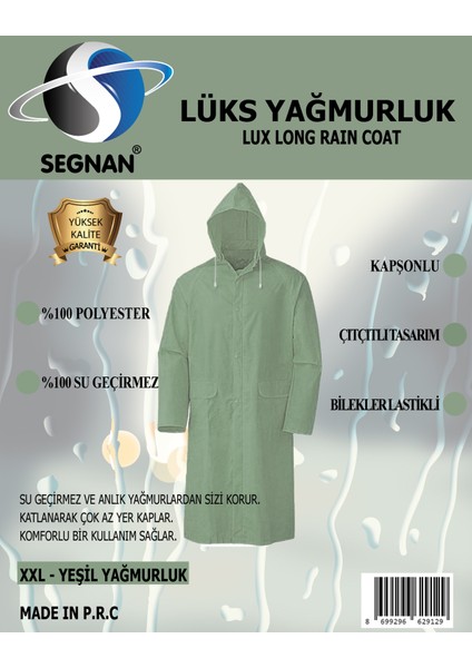 Yağmurluk Lüks Yeşil