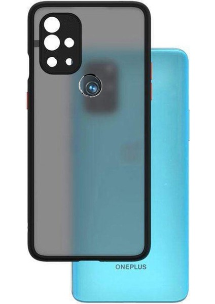 Oneplus Nord N10 London Serisi Darbeye Dayanıklı Kılıf - Buzlu Siyah