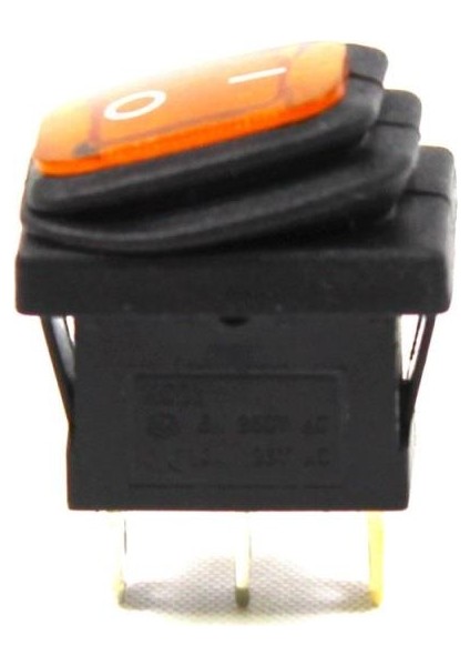 Körüklü Işıklı Anahtar 10 Adet Turuncu, On-Off 3 Pin - Düğme Buton Switch modelleri
