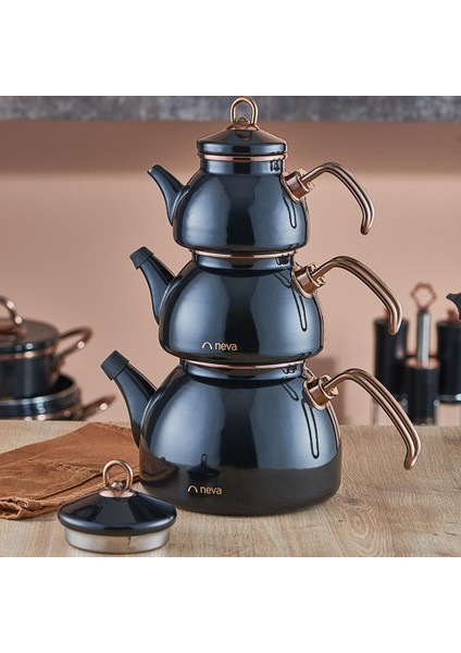 N3228 3 Çaydanlık Bitter Havana