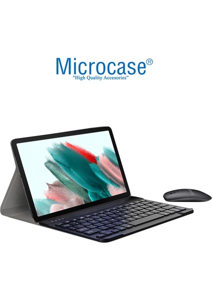 Samsung Galaxy Tab A8 SM-X200 10.5 (2021) Bluetooth Klavye ve Mouse + Standlı Kılıf - Bkk6 fiyatları