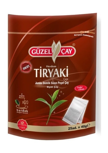 Herdem Süzen Demlik Poşet Çay 25 x 40 gr