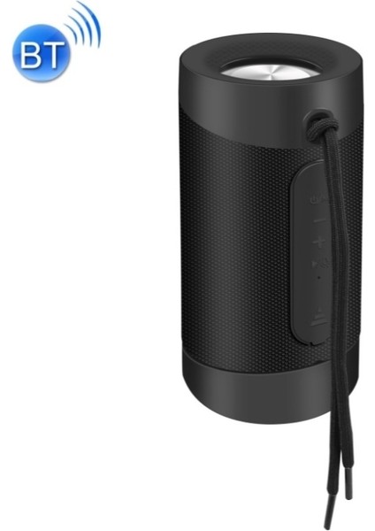 Mini Aydınlatmalı Kablosuz Bluetooth Hoparlör - Siyah (Yurt Dışından)