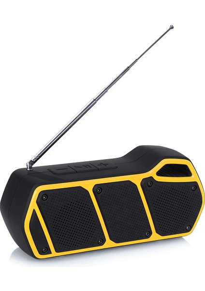 NR-5011FM Taşınabilir Antenli Bluetooth Hoparlör - Sarı (Yurt Dışından) modelleri