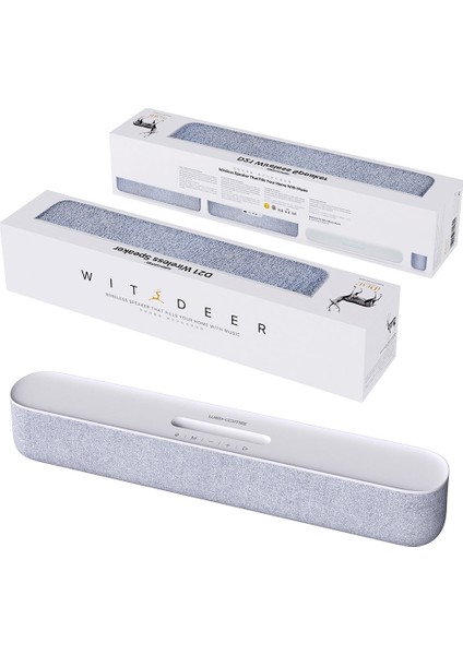 Taşınabilir Kablosuz Bluetooth Hoparlör - Beyaz (Yurt Dışından) modelleri