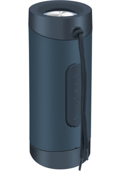 Mini Aydınlatmalı Kablosuz Bluetooth Hoparlör - Mavi (Yurt Dışından)