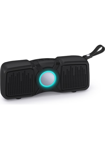 NR-9011 Taşınabilir Kablosuz Bluetooth Destekli Hoparlör - Siyah (Yurt Dışından)