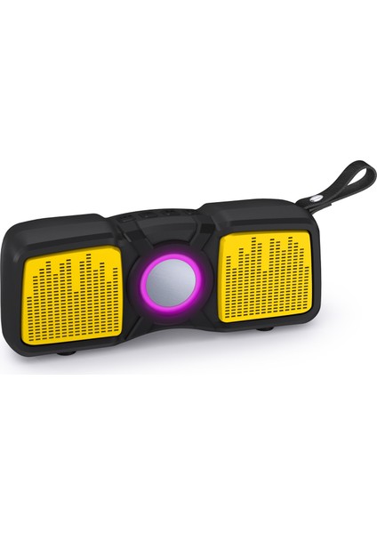 NR-9011 Taşınabilir Kablosuz Bluetooth Destekli Hoparlör - Sarı (Yurt Dışından) modelleri