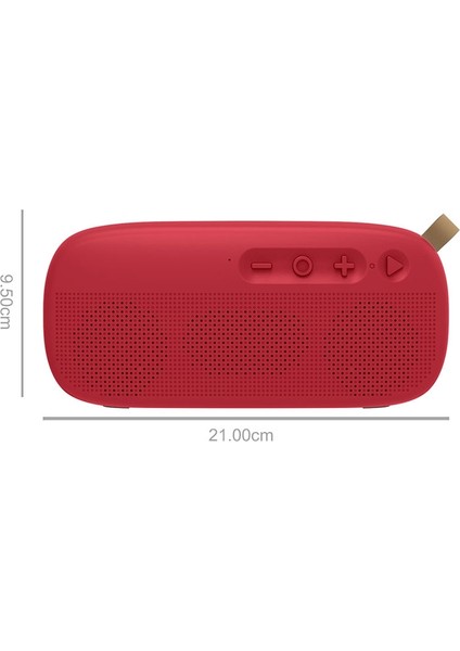 NR-4012 Tws Özgün Stil Bluetooth Hoparlör - Siyah (Yurt Dışından)