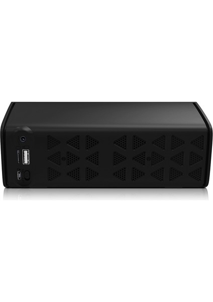 NR-3021 Tws Üçgen Desenli Bluetooth Hoparlör - Siyah (Yurt Dışından)