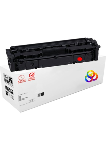 CFCF543X Hp Color- M254DNW UYUMLU Muadil Toner Kırmızı